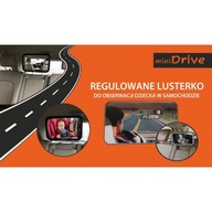 miniDrive Nastaviteľné auto zrkadlo na pozorovanie vášho dieťaťa