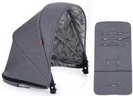 Petite&Mars Royal Stroller Canopy | Ultima Grey