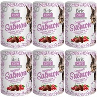 Brit Care Cat Snack Superfruits Losos 6x100g