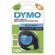 DYMO LT LetraTag plast 12mm modrý