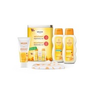 Weleda Baby Set Calendula Oil Telový olej 200 ml + Detský krém na opary