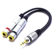 ADAPTÉR ZÁSTRČKA MINI JACK 3,5 STEREO 2X JACK 6,3 MONO VITALCO