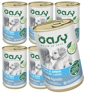 OASY ONE PROTEIN PUPPY JUNIOR MOKRÉ KRMIVO PRE PSA JAHŇAČIE 6x400g