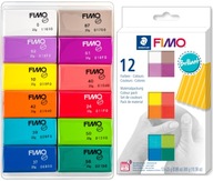 Staedtler Fimo PLASTOVÁ PASTA 12 farieb BRILLANT