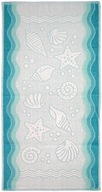 Osuška GRENO FLORA OCEAN TURQUOISE 70x140