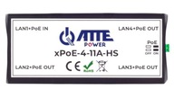 Switch PoE ATTE XPOE-4-11A-HS 4 porty čierny