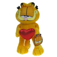 Maskot mačky Garfield so srdcom 34 cm (096166)