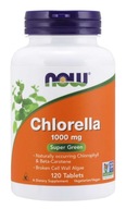 NOW POTRAVINY CHLORELLA 1000 MG 120 TAB CLEANSING