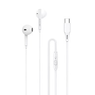 Stereo headset AWEI PC-1T USB-C biela/biela