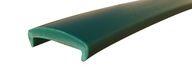 NÁBYTKOVÁ HRANA Mäkký PVC PROFIL C16 zelená