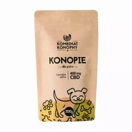 Konopné doplnkové krmivo pre psov so 400 mg CBD