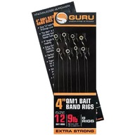 Hotové náväzce s gumičkou Guru QM1 Bait Band Rigs 10 cm 0,15 mm veľkosť 18