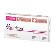 SUTRICON Silikónové náplasti na jazvy 3 cm x 10 cm