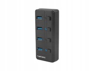 Natec 4x USB 3.0 Mantis 2 USB hub s vypínačom