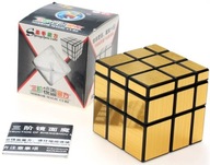 CUBE zrkadlo GOLD 3 + stojan na rubikovu kocku