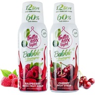 Dva sirupy FruttaMax Malina + Cherry Light 500 ml