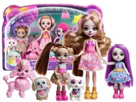 ENCHANTIMALS GLAM PARTY DOG FAMILY DOLL set s bábikou Dwyla Dog