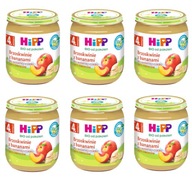 HiPP BIO Broskyne s banánmi po 4 mesiacoch 6x125g