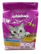 Whiskas Suché krmivo pre sterilizované mačky Kuracie karbonátky 1,75 kg