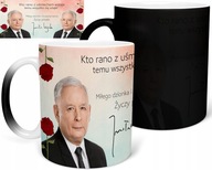 Kúzelný hrnček PRESIDENT PIS KACZYŃSKI DARČEK RÔZNE DIZAJNY PODPIS