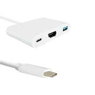 Qoltec adaptér USB 3.1 typu C samec | HDMI A samica