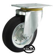 KOLESO KOLESO fi.160 mm KOV-GUMA Otočné 150 kg