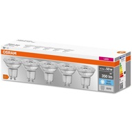 5x GU10 LED žiarovka 4,3W = 50W 4000K 36° OSRAM