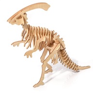 DREVENÝ PUZZZZ 3D MODEL - PARASAURY DINOSAUR