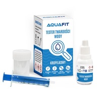 AQUAFIT kvapkový tester tvrdosti vody Test Presnosť 1 stupeň dH