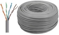 KÁBEL UTP SIEŤOVÝ KÁBEL TWISTED PAIR CAT5E CCA 100m