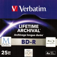 VERBATIM M-DISC BD-R 25GB Logo 1 ks.