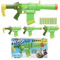 NERF FORTNITE SMG-ZESTY ELITE GUN 4V1 + 10 ARTS