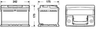 BATÉRIA VOLTMASTER 55650 12V 56Ah 500A P+ EXIDE