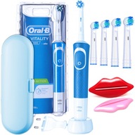 Elektrická zubná kefka ORAL-B Vitality 100 + zubné puzdro modré