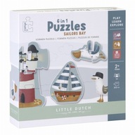 6-DIELNÉ PUZZLE SAILORS BAY 2+ LITTLE DUTCH