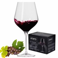 Krosno poháre 6x860ml na BURGUNSKO ČERVENÉ VÍNO SPLENDOR CRYSTALLINE