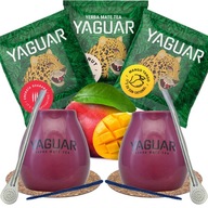 Yerba Mate Gourd Yaguar PREMIUM sada pre dvoch