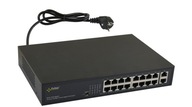 Switch Pulsar S116 16 PoE+ portov, RACK skrinka 19