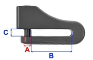 DISC LOCK 5,5X21X7 MOTOCYKEL