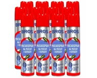 BROS Muchospray na muchy a komáre MUCHOZOL, 400 ml x 12 ks balenie