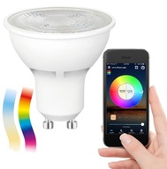 GU10 Smart WiFi Bluetooth 4,5W RGB LED žiarovka