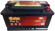 BATÉRIA CENTRA PLUS 80AH 700A 12V P+ CB802 2023