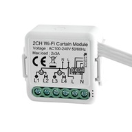 MINI WiFi modul Tuya 2Ch ovládač roliet