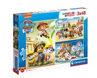 Puzzle Paw Patrol 3x48 SuperColor Clementoni 25262