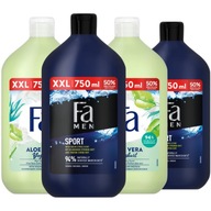 Fa Sprchový gél pre mužov Fa Men Sport pre ženy Fa Aleo 4x750ml