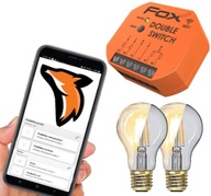 Ovládač Dvojkanálové LED relé 230V WiFi FOX