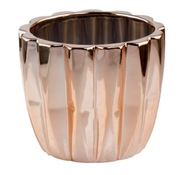 Keramický kvetináč CYLINDER rose gold