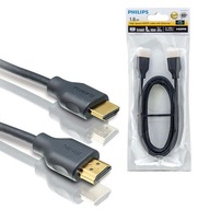 HDMI-HDMI 4K FULL HD 3D KÁBLOVÝ TV KÁBEL PHILIPS