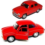 SYRENA 105 MODEL KOVOVÝ WELLY 1:34 ČERVENÁ