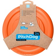 Lietajúci disk PitchDog, 24 cm, oranžový